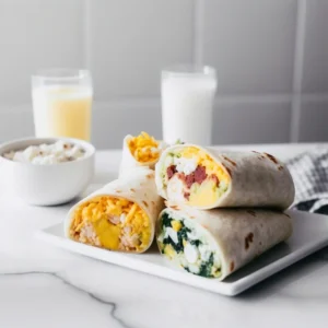 Enjoying Freezer Breakfast Burritos