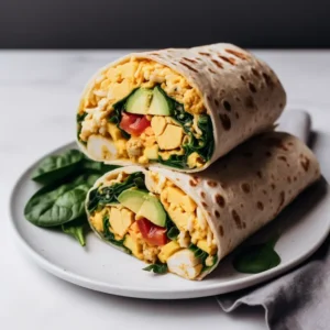 Miniature Tofu Wraps Display