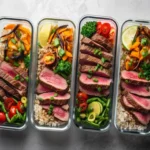 Hero Shot of Lean Beef Meal Prep